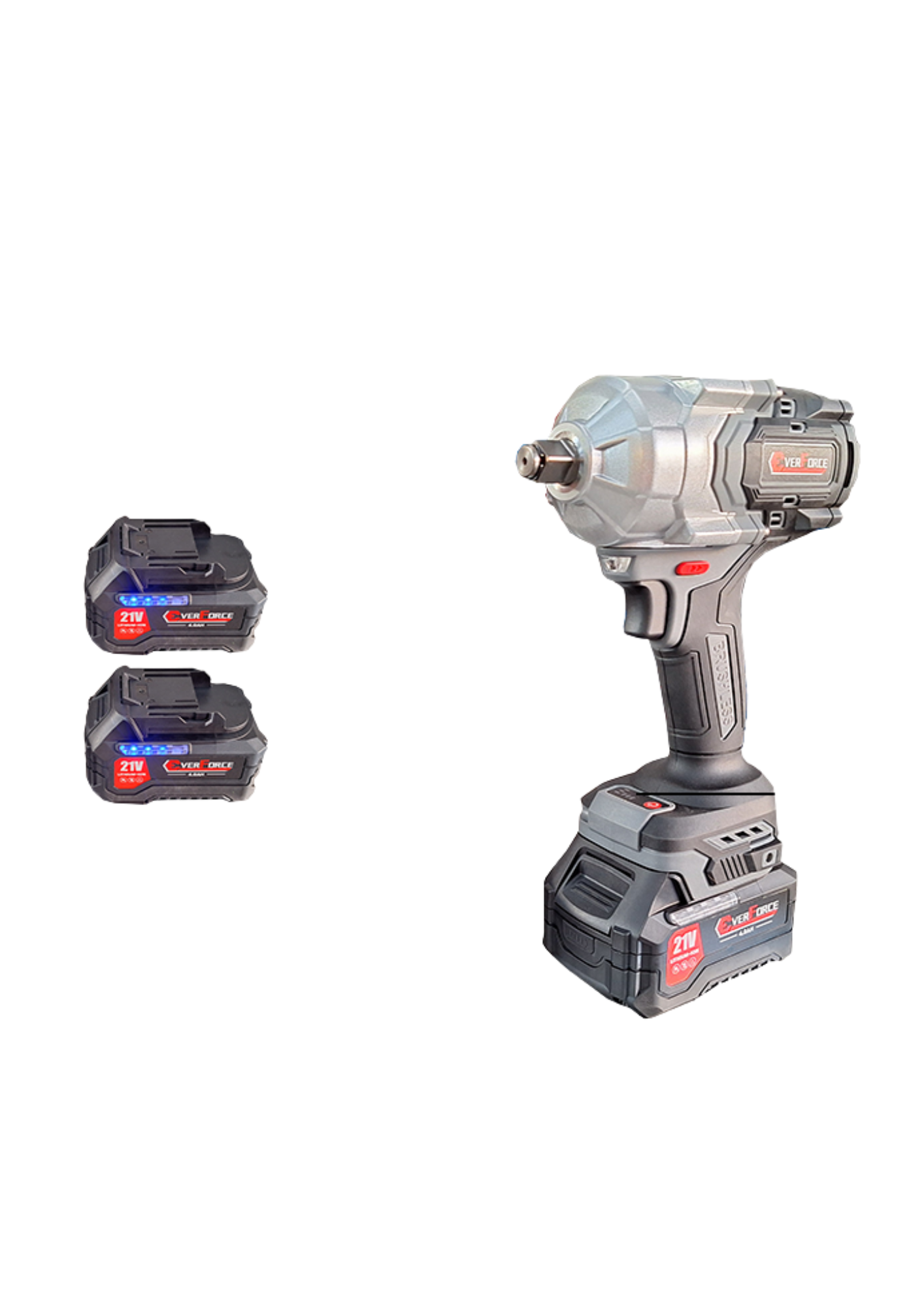 Avvitatore/Pistola ad Impulsi 1000 Nm doppia batteria Everforce