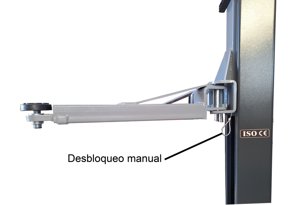 Ponte Sollevatore a Due Colonne Elettroidraulico Manuale 220 V Prezzo 2240,00€ Compreso iva e spedizione
