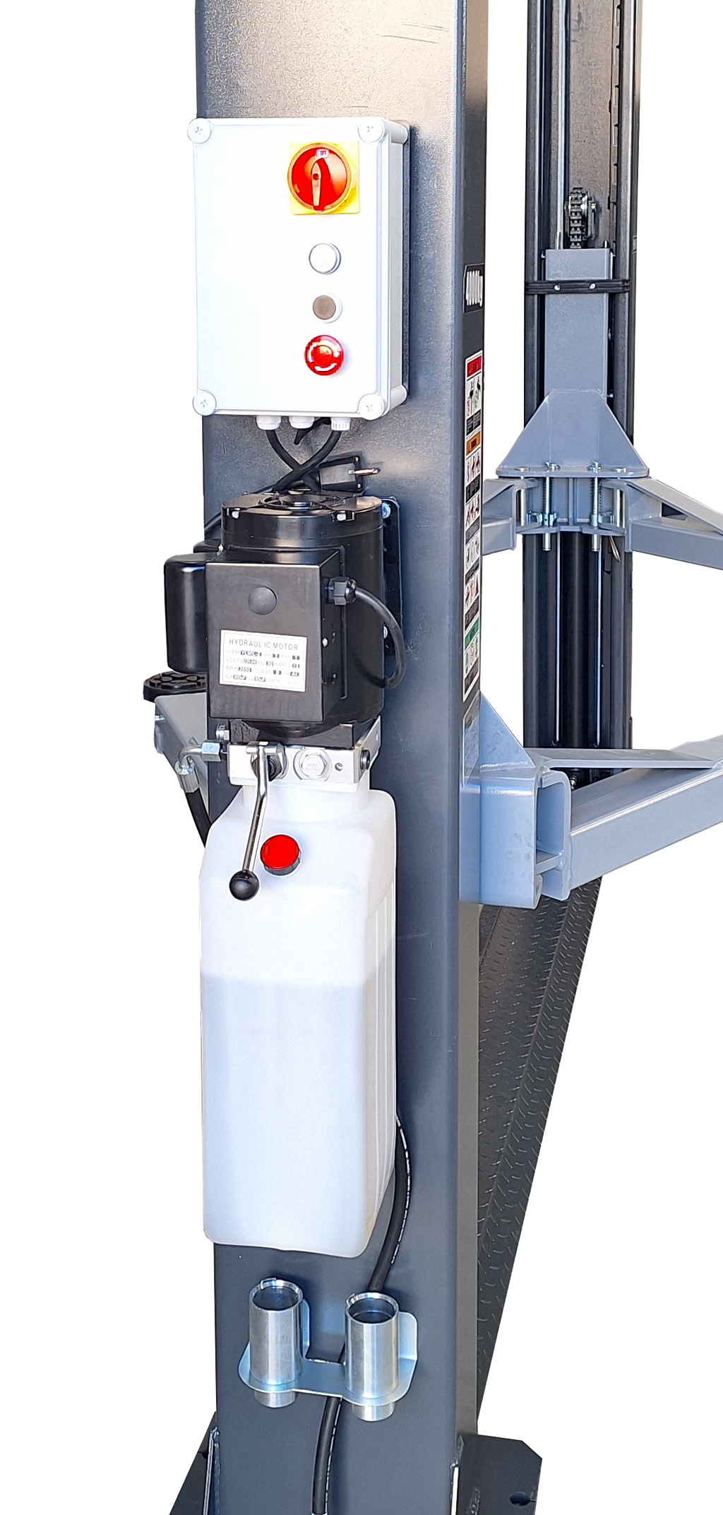 Ponte Sollevatore a Due Colonne Elettroidraulico Manuale 220 V Prezzo 2240,00€ Compreso iva e spedizione