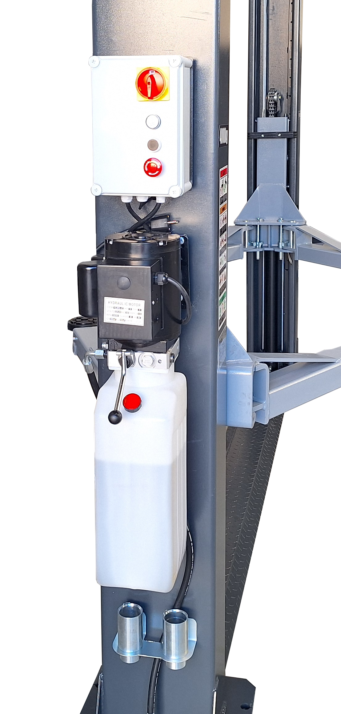 Ponte Sollevatore a Due Colonne Elettroidraulico Manuale 220 V Prezzo 2240,00€ Compreso iva e spedizione